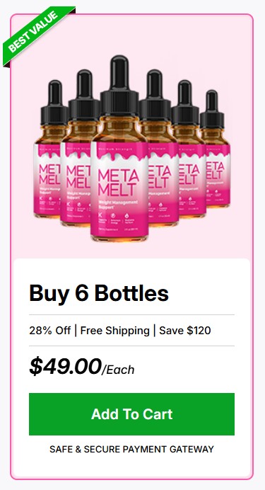 Meta Melt 6 Bottle Price